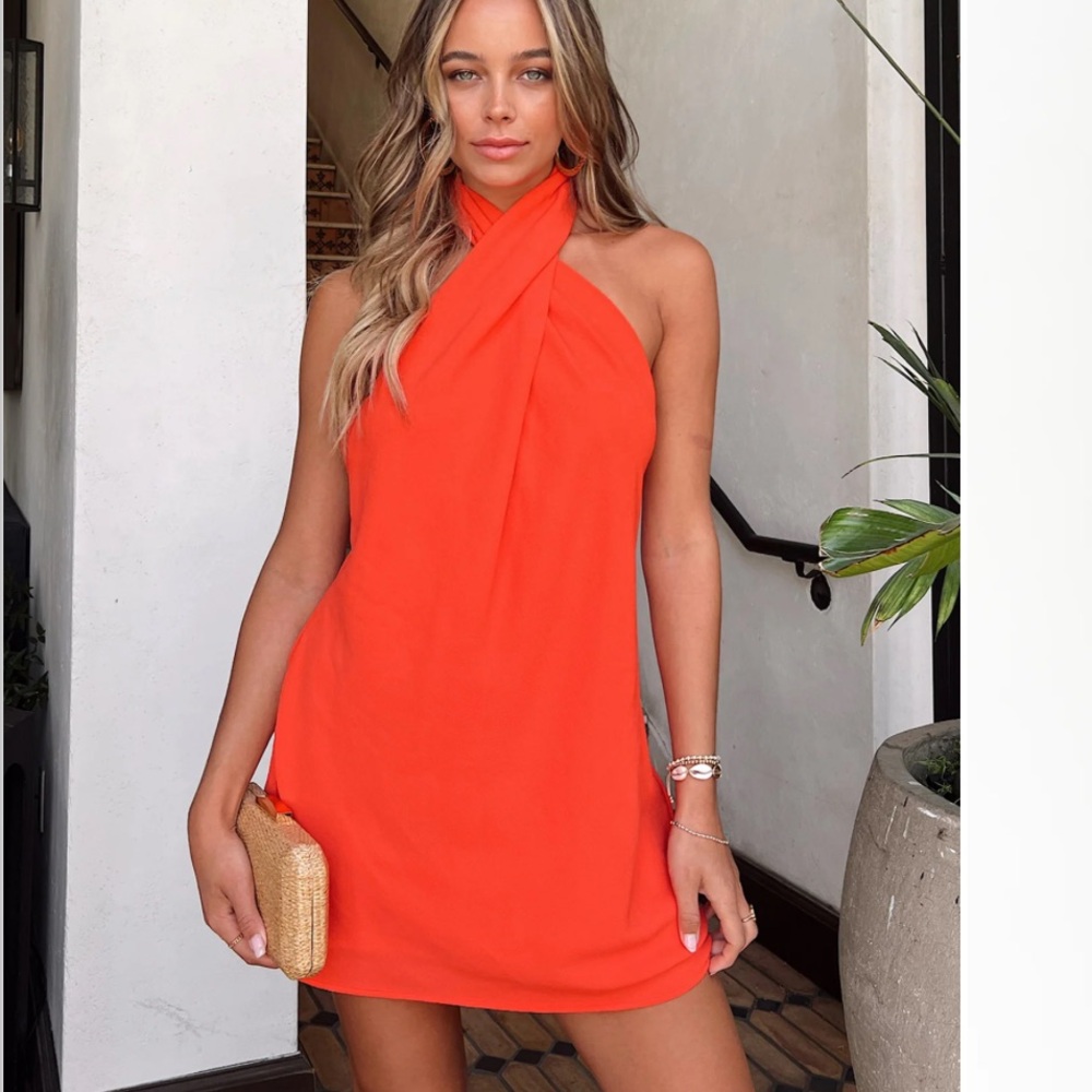Show Me Your Mumu Jasmine Halter Mini Dress